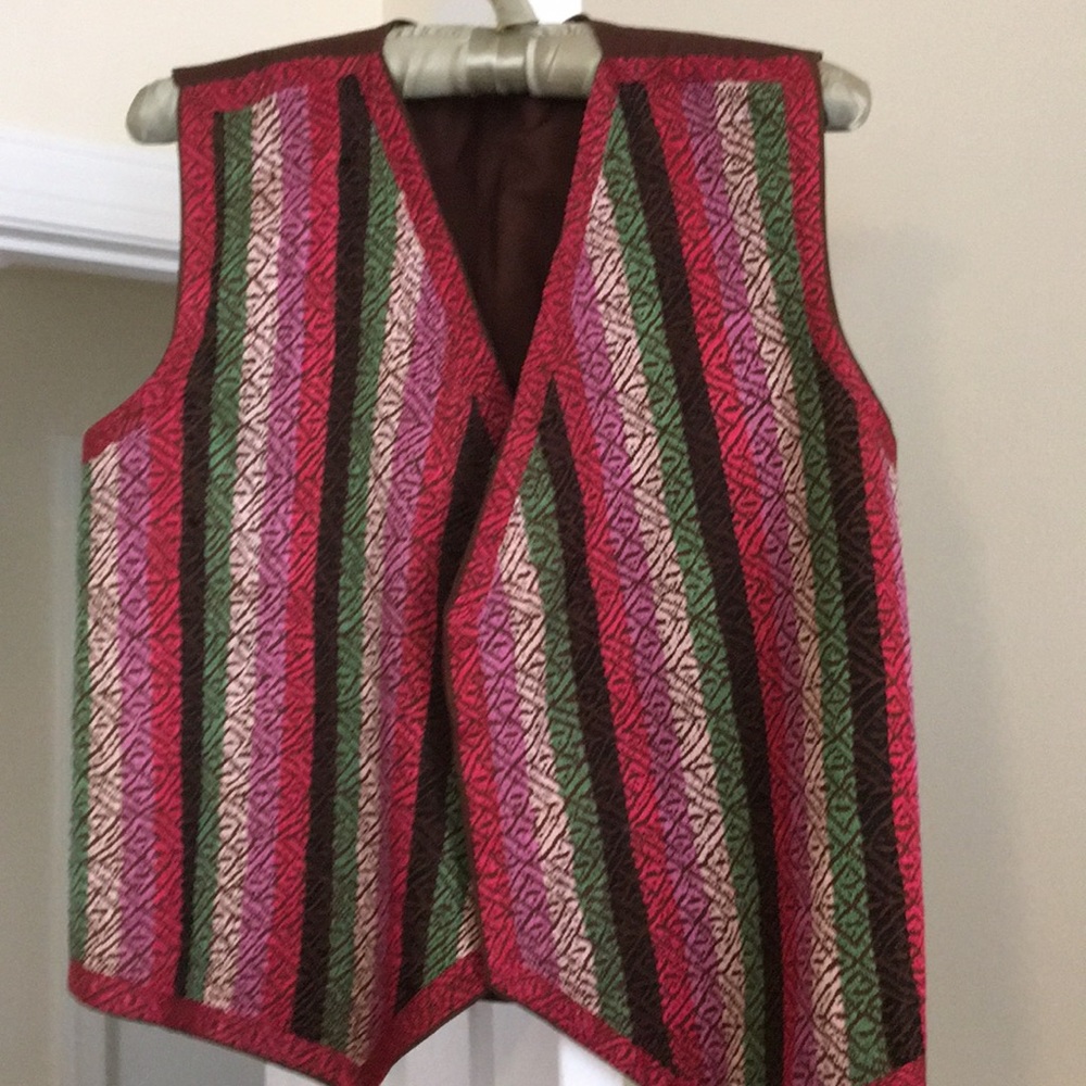 Embroidered vest